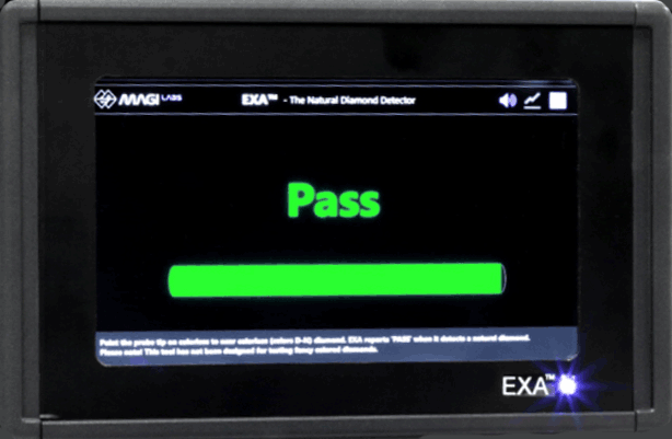 exa spec scherm